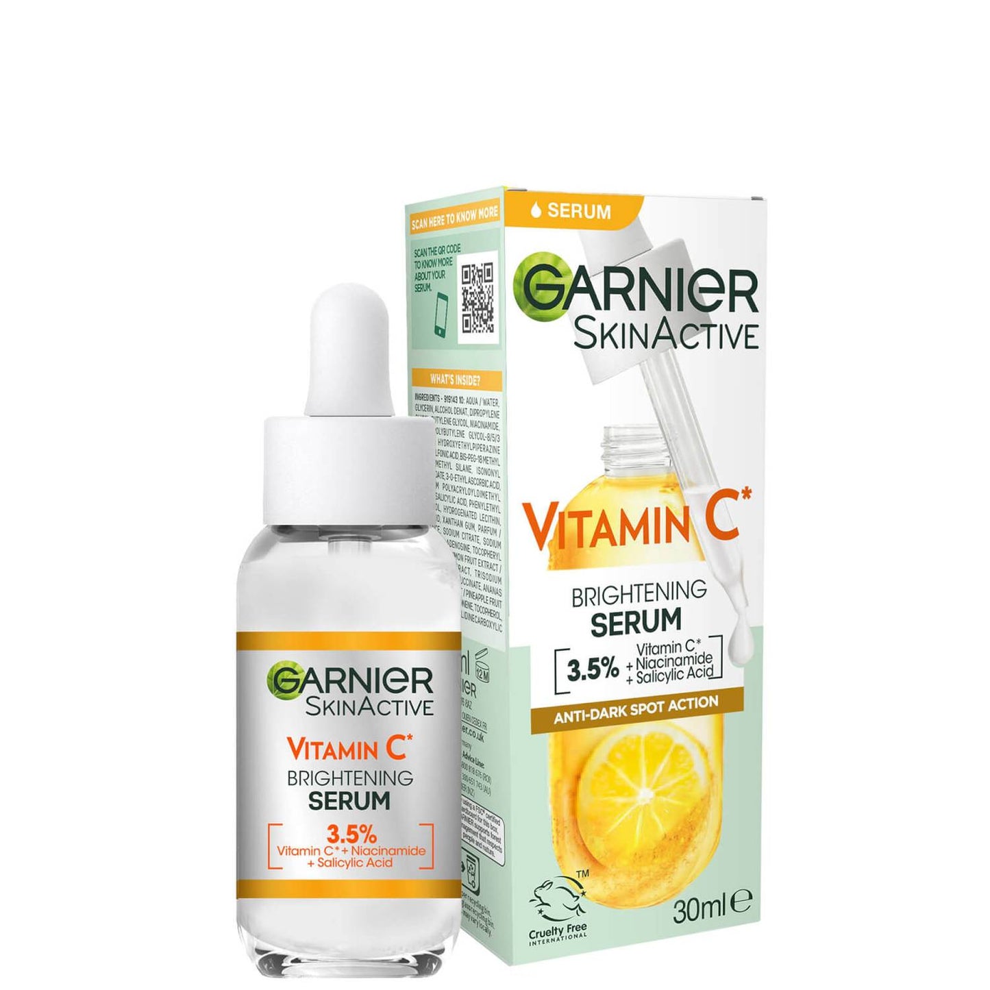 GARNIER VITAMINC BRIGHTENING SERUM 30ML
