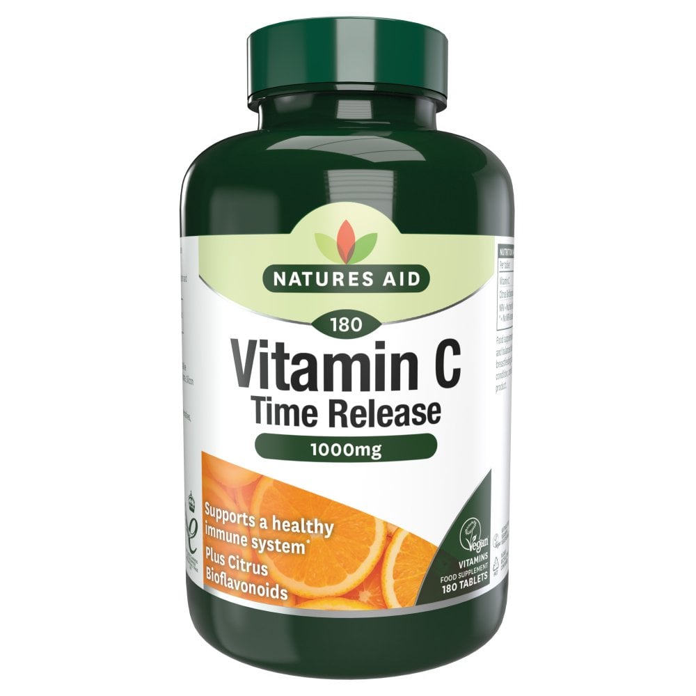 NATURES AID VITAMIN C 1000MG TIME RELEASE 90S