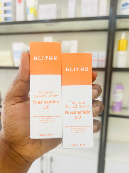 BLITHE TARGETED BLEMISH SERUM NIACINAMIDE 5.0% 30mls