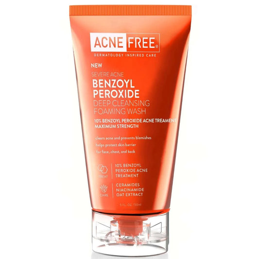 ACNE FREE BENZOYL PEROXIDE DEEP CLEANSING WASH 150ML