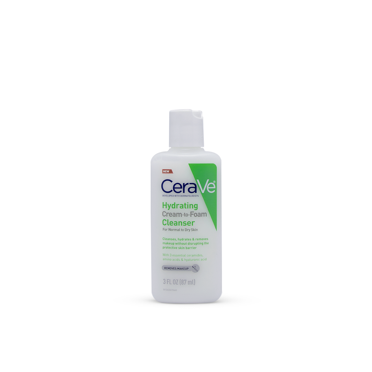 CERAVE HYDRATING CREAM-TO-FOAM CLEANSER (87ml)