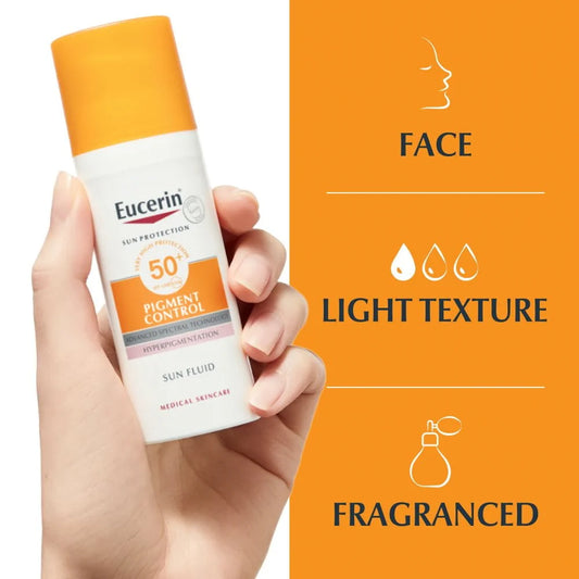 EUCERIN SUN PIGMENT CONTROL ANTI DARK -SPOT FACIAL SUN FLUID SPF50+ 50ML