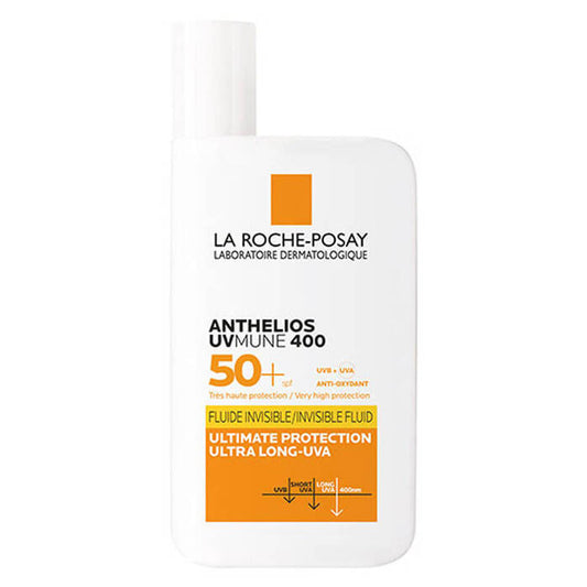 LA ROCHE POSAY ANTHELIOS UV 400 SUNSCREEN SPF 50+ INVISIBLE FLUID 50ML