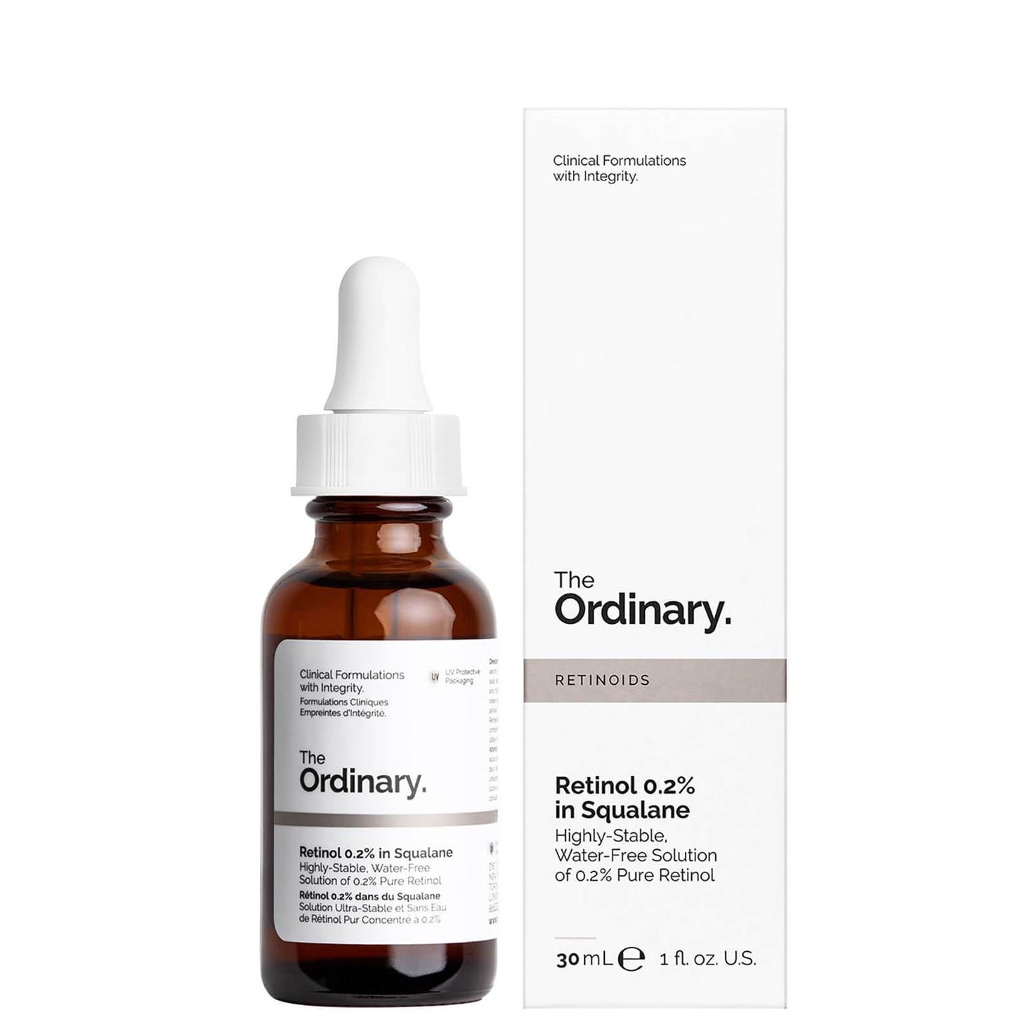 THE ORDINARY RETINOL 0.2 IN SQUALENE -30ML