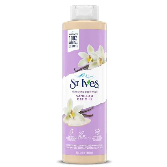 ST. IVES VANILLA & OAT MILK PAMPERING BODY WASH